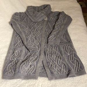 ARAN MOR Irish Wool Sweater 100% Merino Wool